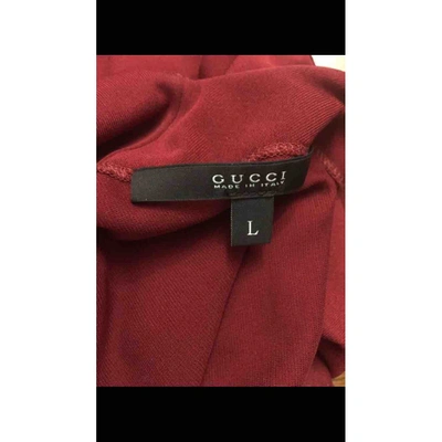 Pre-owned Gucci Burgundy Dress