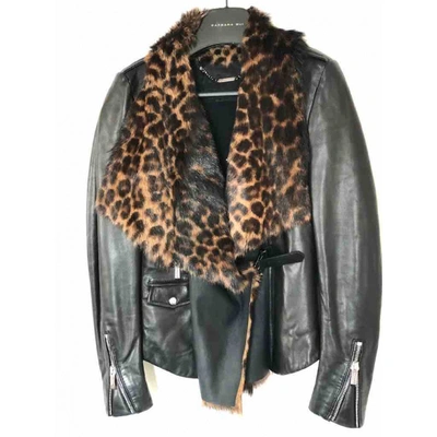 Pre-owned Barbara Bui Black Leather Jacket
