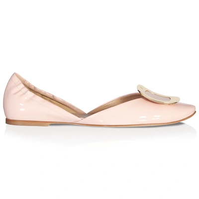 Shop Roger Vivier Chips Ballerinas In Patent Leather