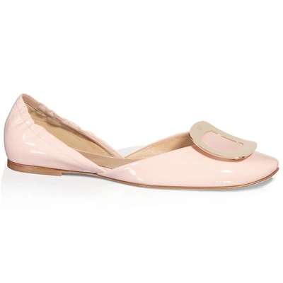 Shop Roger Vivier Chips Ballerinas In Patent Leather