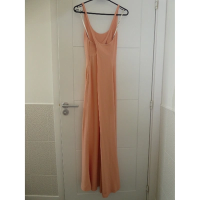 Pre-owned Calvin Klein Collection Maxi Dress In Pink