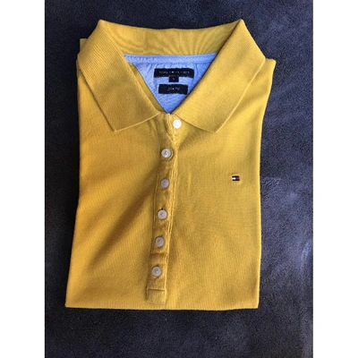 Pre-owned Tommy Hilfiger Yellow Cotton  Top