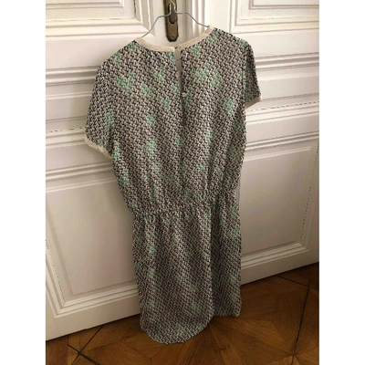 Pre-owned Sea New York Green Silk Dress