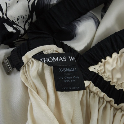 Pre-owned Thomas Wylde Silk Maxi Dress In Multicolour