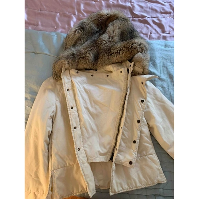 Pre-owned Gucci Beige Leather Jacket