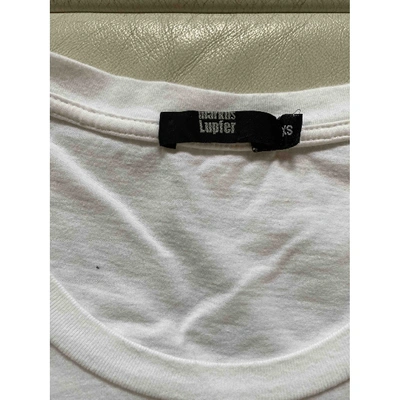 Pre-owned Markus Lupfer White Cotton Top