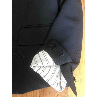Pre-owned Theory Wool Suit Jacket In Black