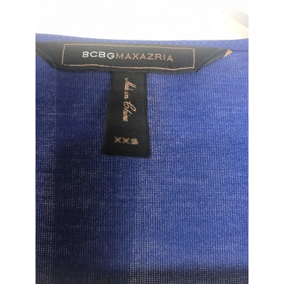 Pre-owned Bcbg Max Azria Mid-length Dress In Blue