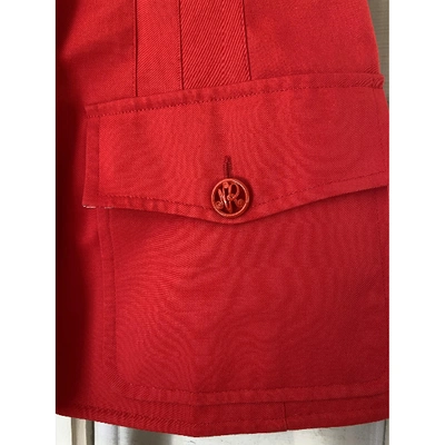 Pre-owned Nina Ricci Red Cotton Jacket