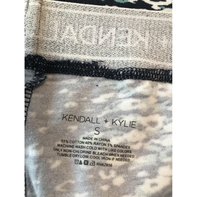 Pre-owned Kendall + Kylie Multicolour Cotton Trousers