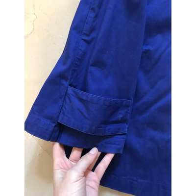 Pre-owned American Retro Short Vest In Blue