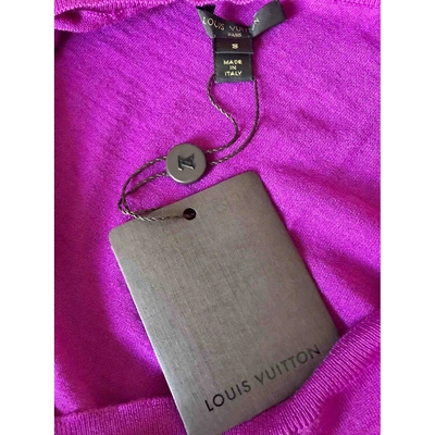 LOUIS VUITTON Pre-owned Wool Dress In Pink