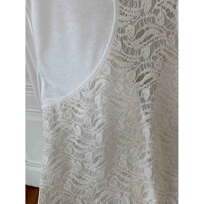 Pre-owned Mackage Silk Top In White