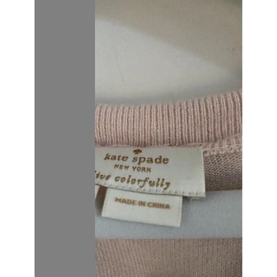 Pre-owned Kate Spade Wool Jumper In Pink