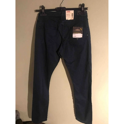Pre-owned Edwin Slim Jeans In Blue