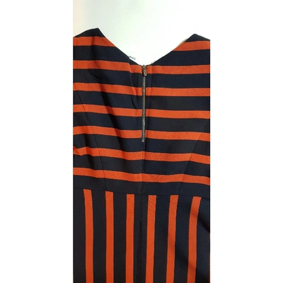 Pre-owned Hugo Boss Mid-length Dress In Multicolour