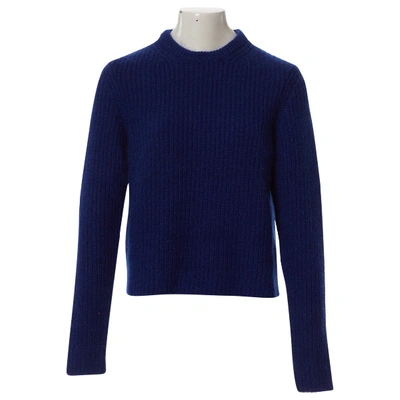 Pre-owned Calvin Klein 205w39nyc Blue Cashmere Knitwear