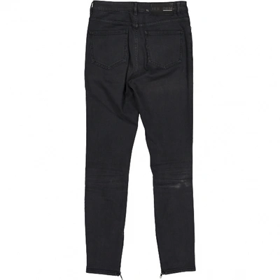 Pre-owned Blk Dnm Slim Jeans In Grey