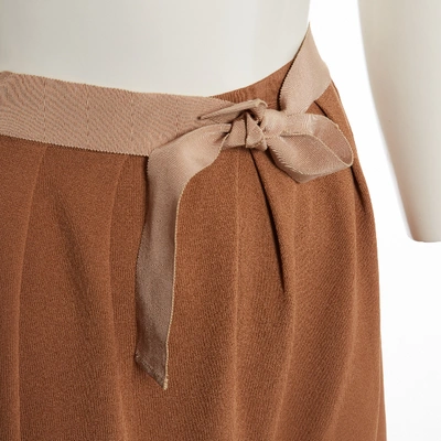 Pre-owned Giambattista Valli Mini Skirt In Brown