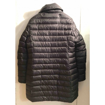 Pre-owned Moncler Anthracite Polyester Coats