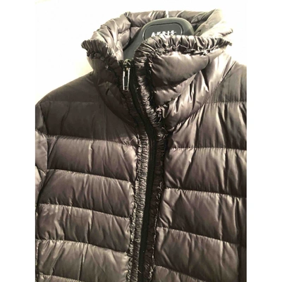 Pre-owned Moncler Anthracite Polyester Coats