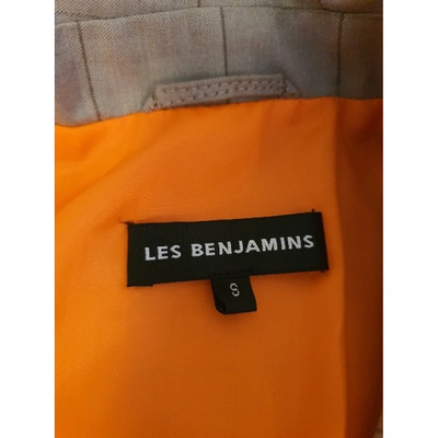 Pre-owned Les Benjamins Grey Cotton Jacket