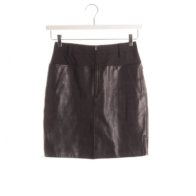 Pre-owned 3.1 Phillip Lim / フィリップ リム Black Leather Skirt