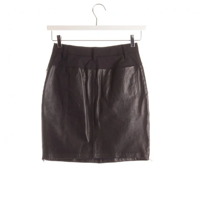 Pre-owned 3.1 Phillip Lim / フィリップ リム Black Leather Skirt