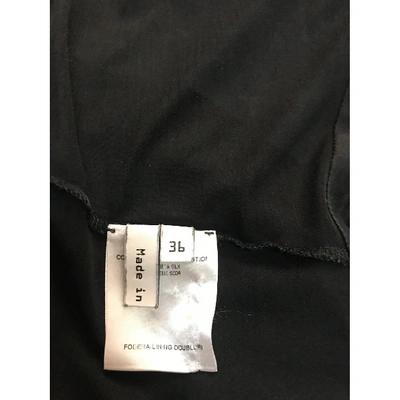 Pre-owned Balenciaga Silk Short Vest In Black