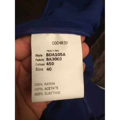 Pre-owned Antonio Berardi Mini Skirt In Blue