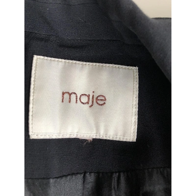 Pre-owned Maje Black Viscose Jacket