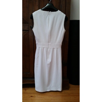 Pre-owned Costume National Mid-length Dress In White