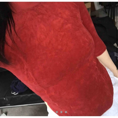 Pre-owned Vetements Red Cotton Top