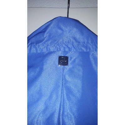 Pre-owned Carolina Herrera Biker Jacket In Blue