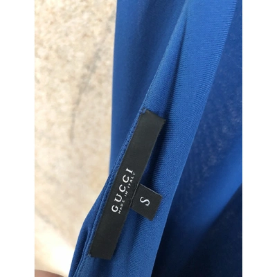 Pre-owned Gucci Mid-length Dress In Blue