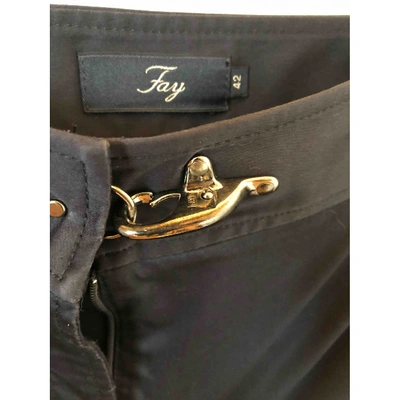 Pre-owned Fay Mid-length Skirt In Blue