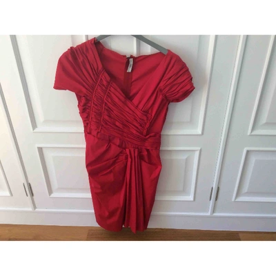 Pre-owned Prada Mid-length Dress In Red