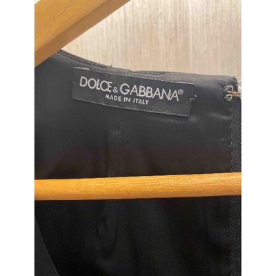 Pre-owned Dolce & Gabbana Mid-length Dress In Black