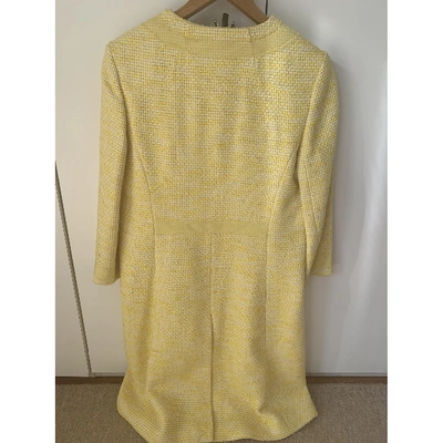 Pre-owned Milly Coat In Yellow