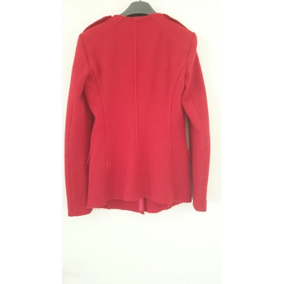 Pre-owned Isabel Marant Étoile Wool Jacket In Red