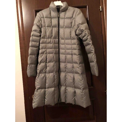 Pre-owned Moncler Peacoat In Grey