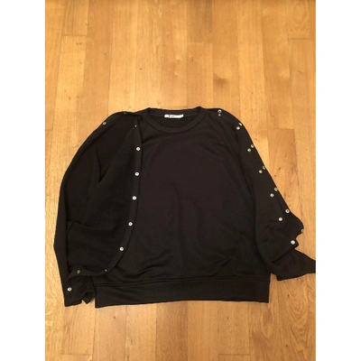 Pre-owned Alexander Wang T Black Cotton Knitwear