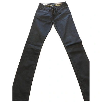 Pre-owned Dkny Black Cotton - Elasthane Jeans