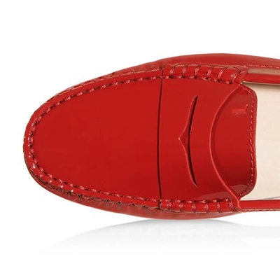 Shop Tod's City Gommino Loafers In Patent Leather