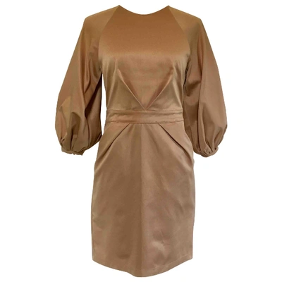 Pre-owned Ulyana Sergeenko Mini Dress In Brown