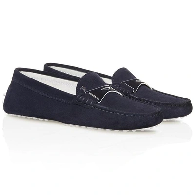Shop Tod's Gommino Driving Shoes In Suede
