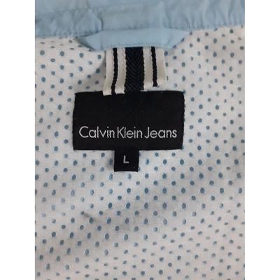 Pre-owned Calvin Klein Blue Jacket