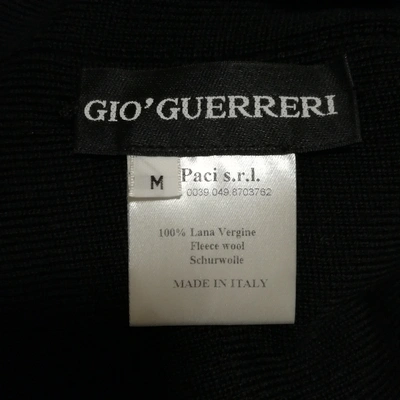 Pre-owned Gio' Guerreri Wool Cape In Black