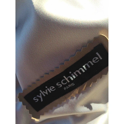 Pre-owned Sylvie Schimmel Leather Short Vest In Beige