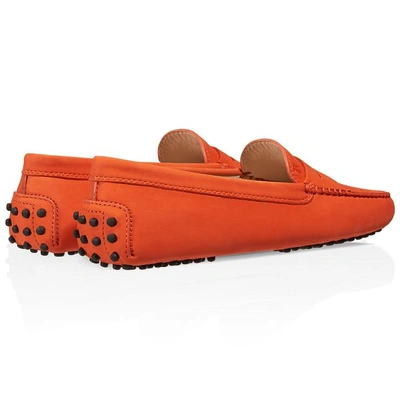 Shop Tod's Gommino Driving Shoes In Nubuck